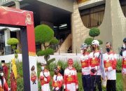 Semarak HUT ke-75 Bhayangkara, Gubri Lepas Romongan Gowes Sehat