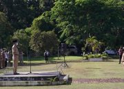 Diakhir Masa Jabatan Sebagai Bupati Kuansing 2016-2021, Mursini Gelar Apel Bersama