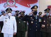 Puncak Hari Bhayangkara Ke-75, Polres Meranti Gelar Upacara dan Potong Tumpeng