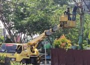 Dishub Kampar Lakukan Perawatan Rutin PJU