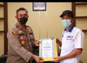 Hari Bhayangkara, Puluhan Wartawan Terima Penghargaan dari Kapolres Meranti