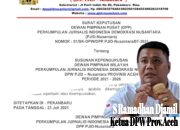 10 Penerima Mandat, DPW PJID-Nusantara Provinsi Aceh Resmi di SK kan dan Dipimpin S Ramadhan Djamil