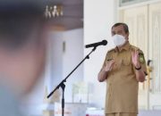 Satpol PP Riau Turunkan 60 Personil Dalam PPKM Level 4 Di Pekanbaru, Gubri : Selalu Humanis Dan Santun Pada Masyarakat