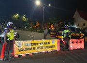 Cegah Konvoi Takbiran, Polresta Pekanbaru Tutup Ruas Jalan Sudirman Dan Sekitarnya