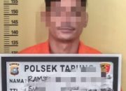 Lagi Santai Di Kedai Tuak, Pelaku Penganiayaan Warga Desa Pantai Cermin Diciduk Polsek Tapung