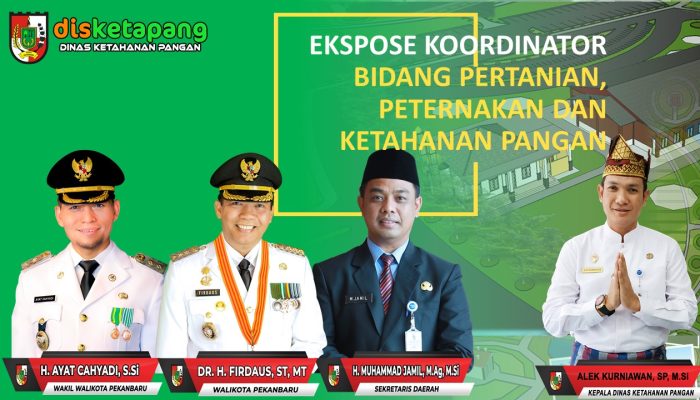 Kadis Ketapang “AKUR” paparkan Strategi Kebijakan Pemulihan Ekonomi Nasional (PEN) selaku Koordinator bidang Pertanian, Peternakan dan Ketahanan Pangan.