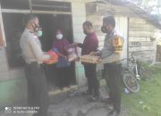 Berbagi Berkah, Cara Polsek Rangsang Barat Bantu Warga Terdampak Pandemi Covid-19
