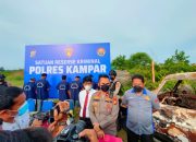 Polres Kampar Expos Ungkap Kasus Penganiyaan dan Pembakaran Mobil Terkait Sengketa Lahan