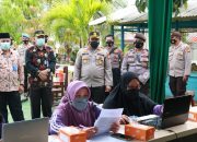 Kapolres Tinjau Vaksinasi Covid-19 di Lapas Kelas IIB Selatpanjang