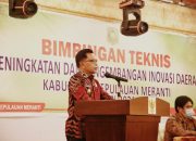 Wabup Meranti H.Asmar Buka Secara Resmi Kegiatan Bimbingan Teknis Peningkatan Dan Pengembangan Inovasi Daerah