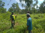 Babinsa Himbau Warga Desa Penjuru Kalau Membuka Lahan Jangan Dengan Membakar