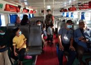 Anggota Koramil 06 Kateman:Rutin Setiap Hari Melaksanakan Gakplin dipelabuhan Syahbandar