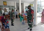 Peltu Luhut & Sertu Kadirus: Melakukan Pendampingan Vaksinasi di Puskesmas Sei Guntung