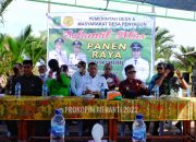 Bupati dan Wakil Bupati Hadiri Acara Panen Raya Gapoktan Tunas Baru Desa Penyagun Kecamatan Rangsang