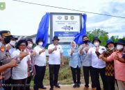 H.M Adil Bersama Direktur Jenderal Perikanan Indonesia Kementrian Kelautan dan Perikanan Panen Raya Kakap Putih di Desa Sialang Pasung Rangsang Barat