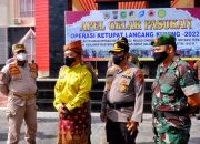 Wabup Meranti H.Asmar Pimpin Apel Gelar Pasukan Operasi Ketupat Lancang Kuning 2022