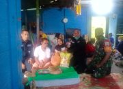 Ketua LSM PKPP DPD Kabupaten Kepulauan Meranti Bersama Babinsa Koramil-02 Kunjungi Korban Tertimpa Pohon Sagu