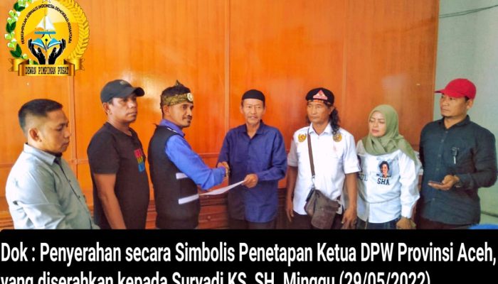 Suryadi KS, SH Resmi Pimpin DPW PJID Nusantara se Provinsi Aceh, Ini yang Disampaikan Ismail Sarlata