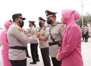 Kapolres AKBP Andi Yul Pimpin Pelantikan Kabag Log sekaligus Sertijab Kasat Reskrim dan Kasat Lantas