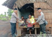 Jumat Berkah, Polsek Rangsang Salurkan Bantuan kepada Warga Kurang Mampu