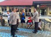 Jumat Curhat, Kapolsek Tebingtinggi Bantu Kebutuhan Penyandang Disabilitas