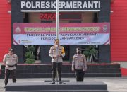 Commander Wish, Kapolres Meranti Pimpin Apel Awal Tahun 2023 dan Berikan Arahan kepada Personel