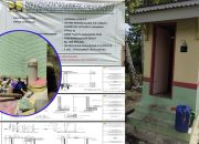Pembangunan Toilet dan Septik Individual Di Desa Banglas Diduga Asal Jadi