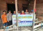 Tim Jumat Barokah Polsek Tebingtinggi Kunjungi Kediaman Buruh Berusia 73 Tahun