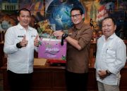 Minta Dukungan Pariwisata, Bupati H. M Adil Bertemu Sandiaga Uno