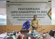 Meranti Jadi yang Pertama Serahkan LKPD Kepada BPK