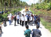Tinjau Jalan Tiga Desa di Rangsang, H. Asmar Minta PUPR Tindaklanjuti