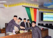 Rapat Paripurna,Pj. Bupati Kampar Sampaikan Jawaban Atas Laporan Pansus DPRD Tentang LKPJ Tahun 2022