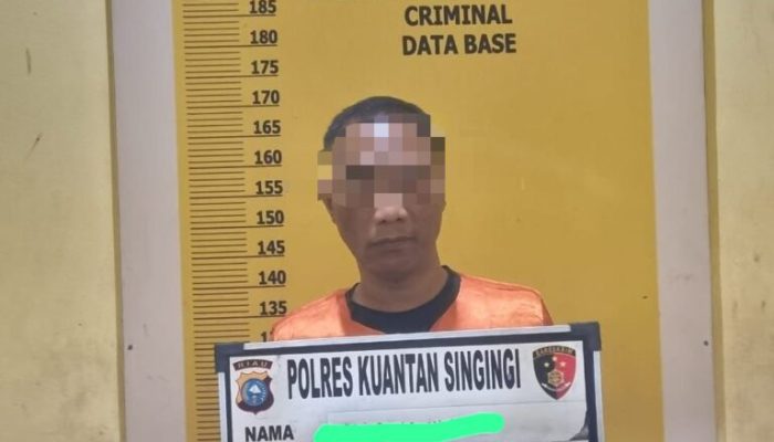 Lagi !!! Tim Mata Elang Polres Kuansing Bekuk pelaku Tindak Pidana Penyalahgunaan Narkotika Jenis Sabu