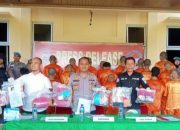 Kurang Lebih Satu Bulan Polres Kuansing Amankan 23 Orang Kasus Narkoba