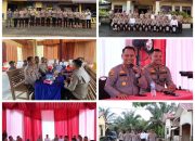 Meski di Guyur Hujan, Kunker Kapolres Kuansing Tetap Berjalan Lancar ke Polsek Singingi dan Singingi Hilir