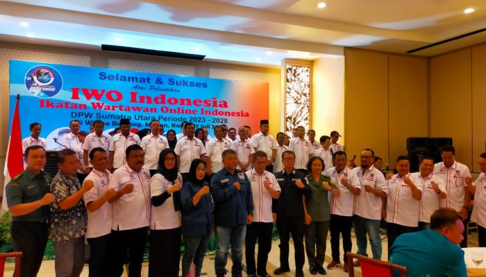 Ketua Umum Lantik Pengurus IWOI DPW Sumut dan DPD Asahan