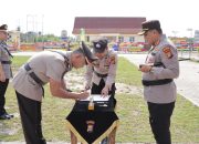 Pimpin Sertijab sejumlah Pejabat Utama dan Perwira, Kapolres : Perkuat Sinergitas untuk Pelayanan Terbaik kepada Masyarakat