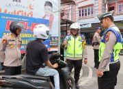 Ops Zebra Lancang Kuning, Kapolres Meranti Pantau Langsung Arus Lalin dan Edukasi Pengguna Jalan
