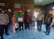 Giat Sobat, Polsek Rangsang Barat Berbagi Rezeki Kepada Anak Stunting