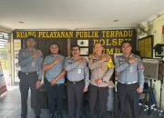 Jalin Sinergitas, Kalapas Narkotika Rumbai Kunjungi Polsek Rumbai