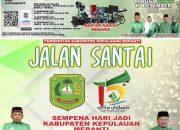 Dalam Rangka Memperingati HUT Kabupaten Kepulauan Meranti ke 15 tahun, Dinas PUPR di Tunjuk Sebagai Koordinator ” Jalan Santai ” Dengan Total Hingga Ratusan Juta Rupiah