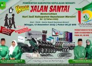 Sempena Hari Jadi Kepulauan Meranti Ke 15, Pemkab Gelar Jalan Sehat Berhadiah