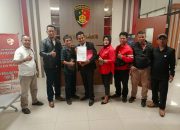 Didampingi Penasehat Hukum Jaka Marhaen,SH, DPP AMI Resmi Laporkan Teva Iris ke Mapolda Riau