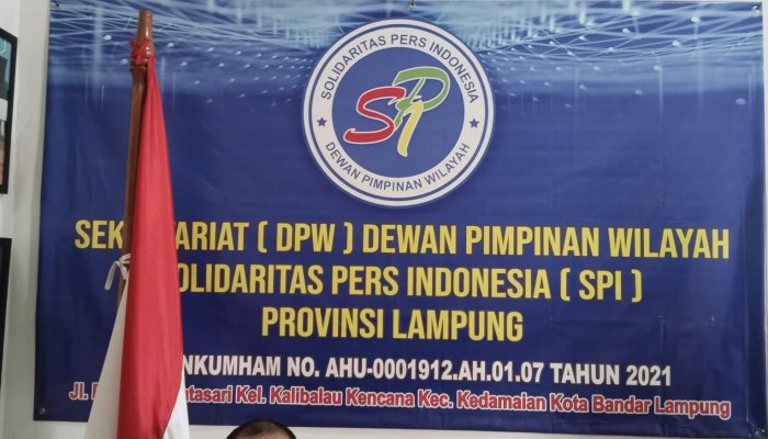 Mengusir Wartawan, Ketua DPW SPI Lampung Mengecam Keras Tindakan Oknum Lurah di Bandarlampung