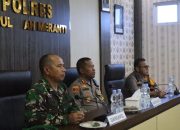 Kapolres Kepulauan Meranti Lakukan Rakor Pam Kunjungan Kerja RI 1 Ke Riau Bersama Lintas Sektoral