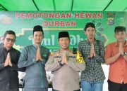 Kapolres Meranti Pimpin Pemotongan Hewan Qurban untuk Hari Raya Idul Adha 1445.H