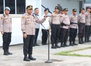 Kapolres Meranti Pimpin Apel Latpraops Mantap Praja Jelang Pilkada Serentak 2024