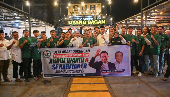 Temui Relawan Rohil, Cagubri Abdul Wahid Sampaikan Program Unggulan