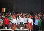 Pecah..!!, Deklarasi Calon Gubernur yang didukung UAS ini diserbu Massa Pendukung