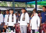 Buka Bulan Bakti Gotong Royong, Bupati Kuansing Suhardiman Amby Disambut Ribuan Warga